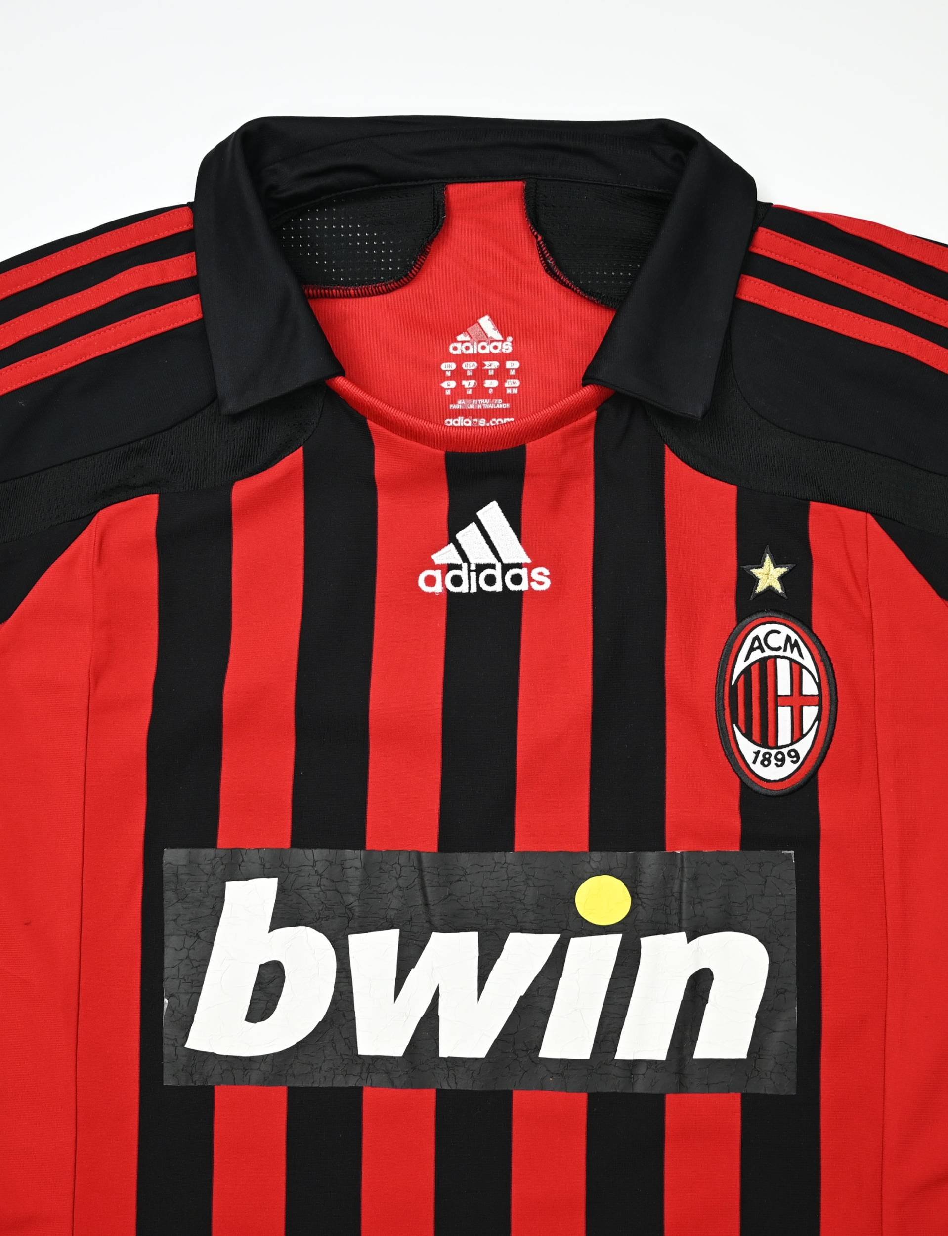 2007 08 AC MILAN SHIRT M Football Soccer European Clubs Italian