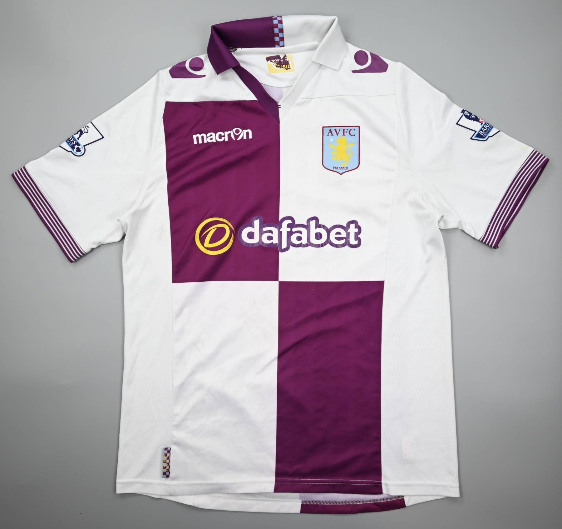 Aston Villa Shirt Xl Football Soccer Premier League Aston