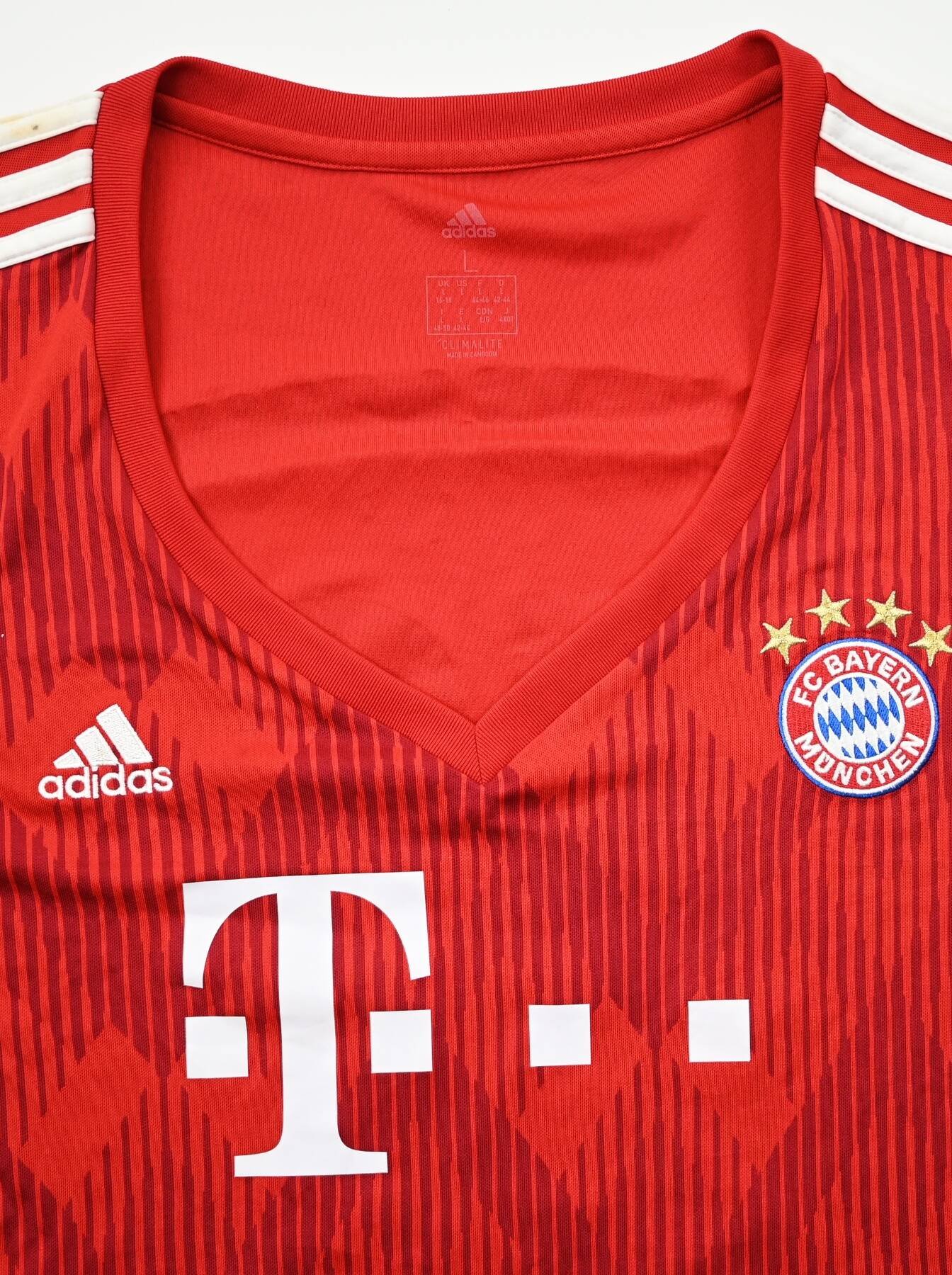 2018 19 BAYERN MUNCHEN KIMMICH SHIRT WOMENS L Football Soccer