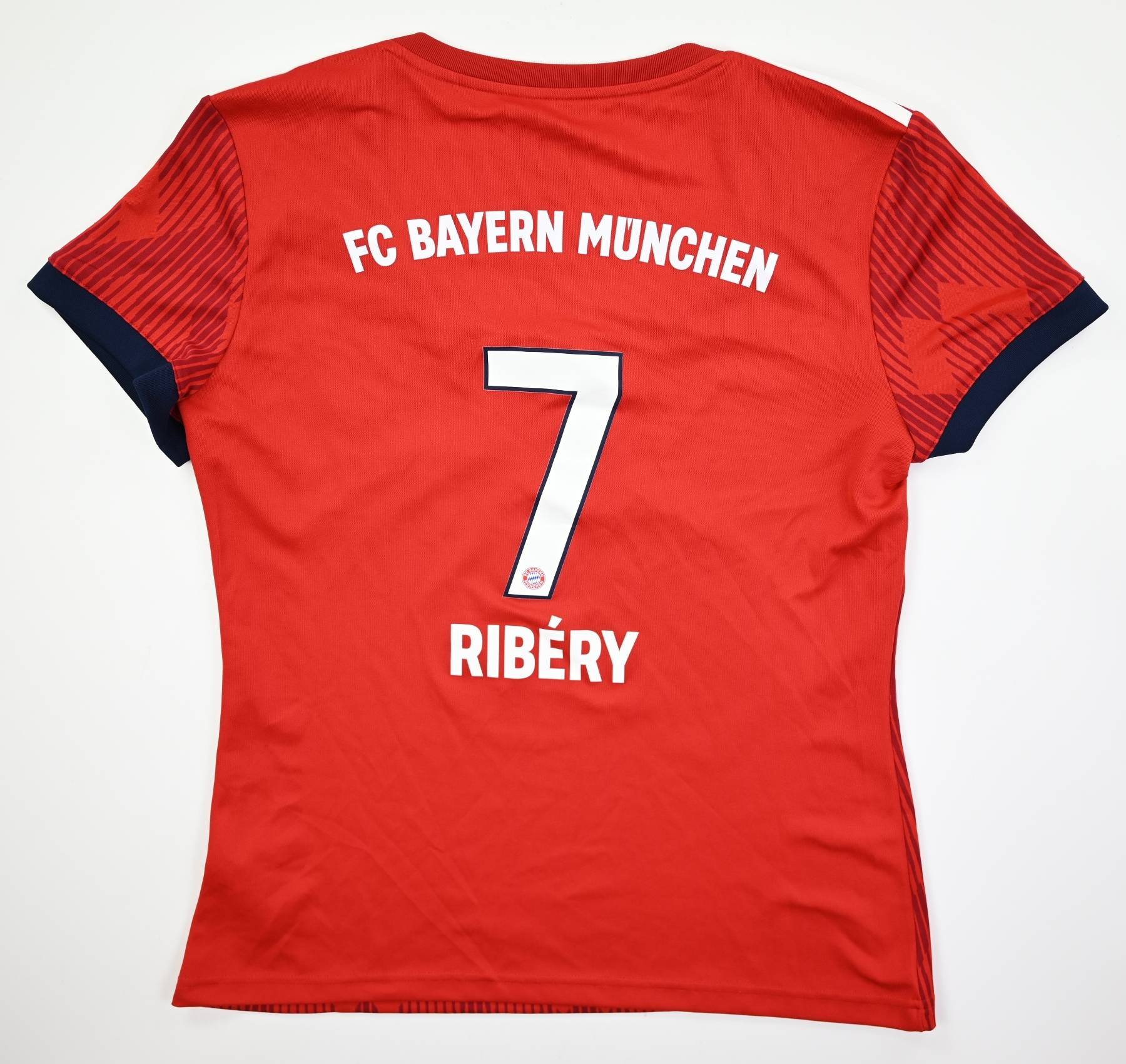 2018 19 BAYERN MUNCHEN RIBERY SHIRT WOMENS L Football Soccer