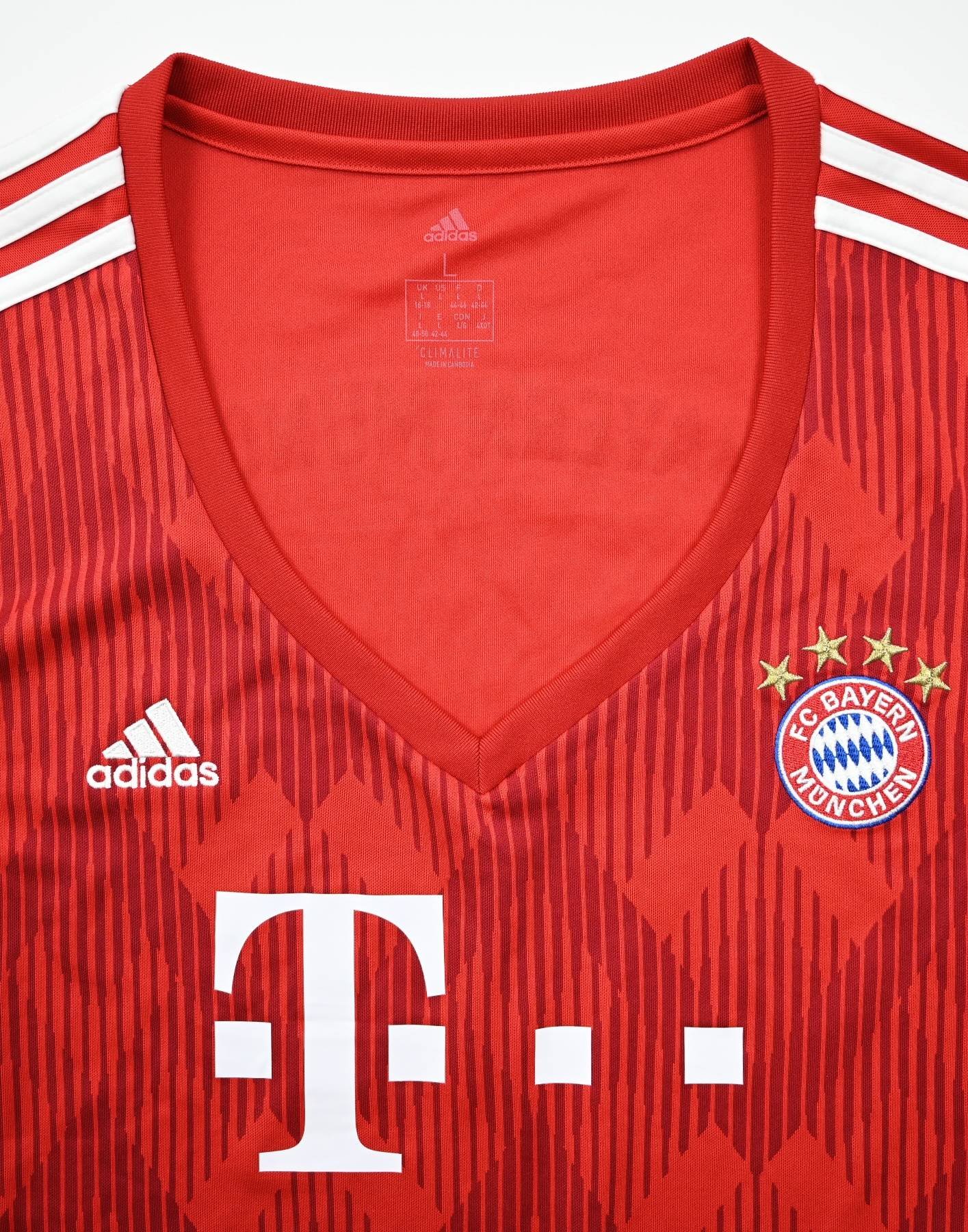 2018 19 BAYERN MUNCHEN SHIRT WOMEN L Football Soccer German Clubs