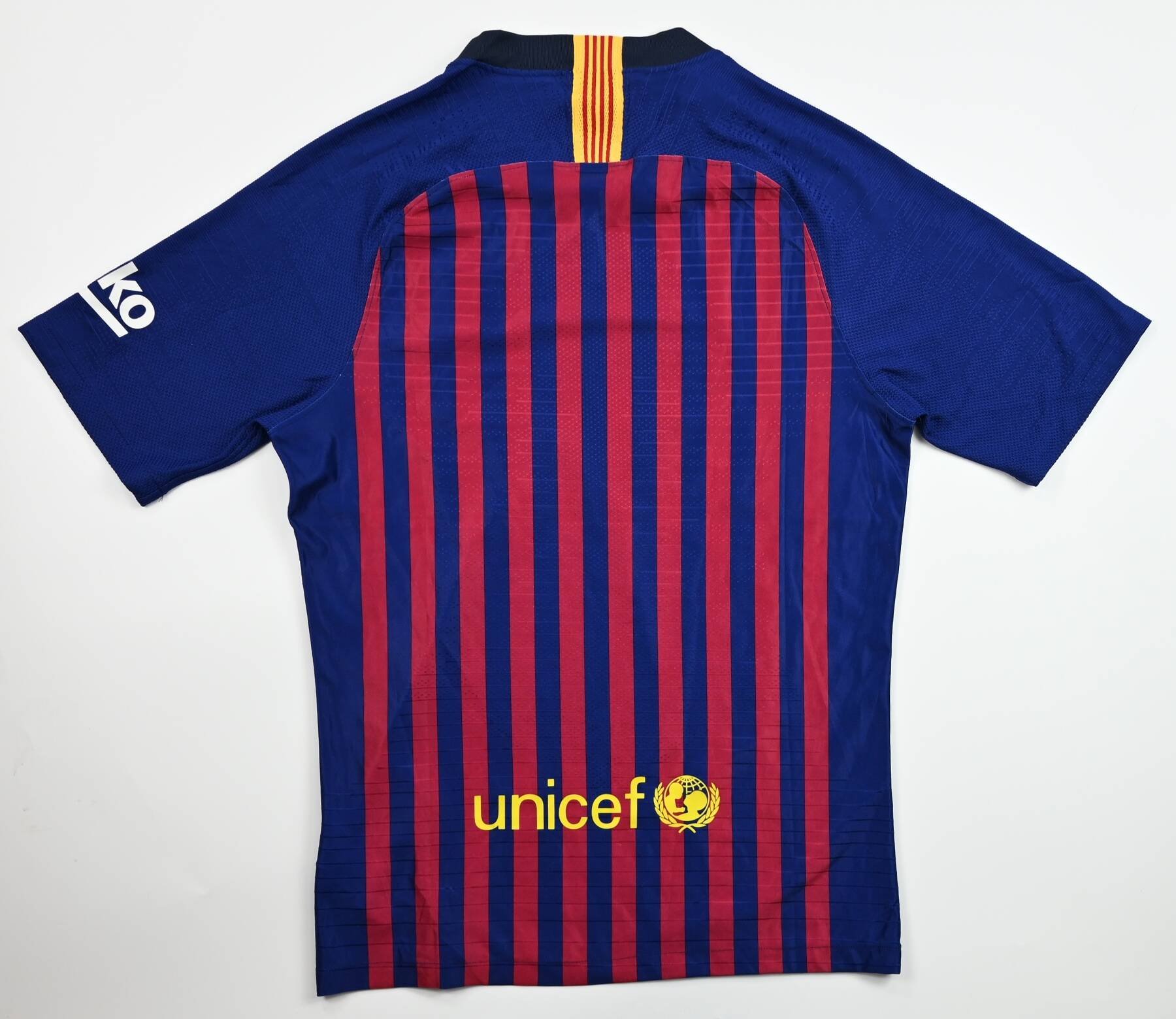 Fc Barcelona Vaporknit Player Issue Shirt L Football Soccer