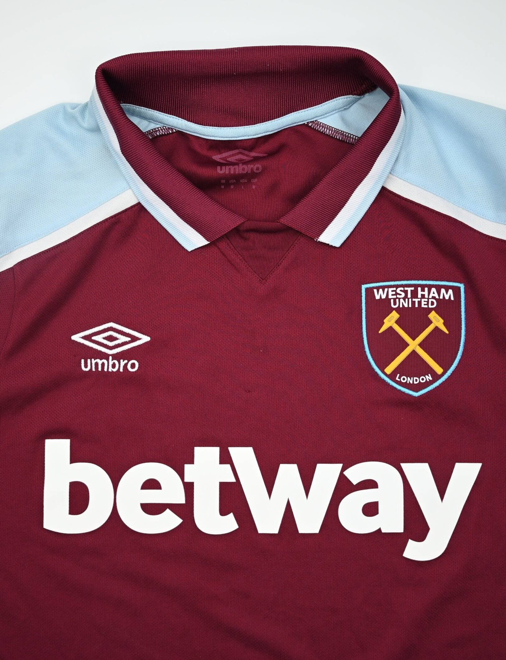 West Ham United Shirt M Football Soccer Premier League