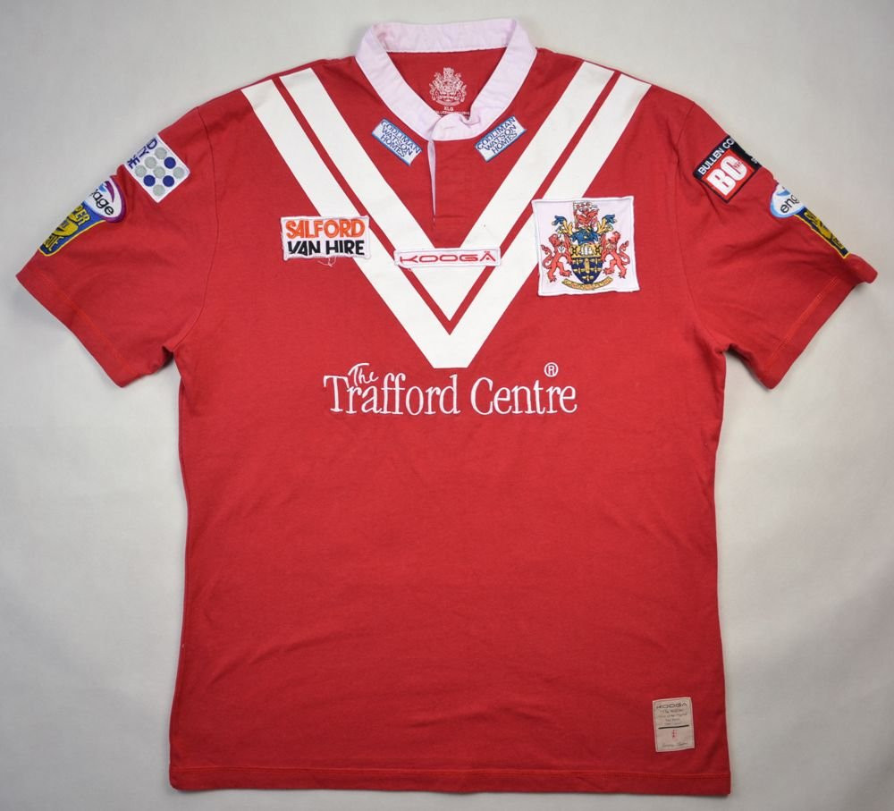 SALFORD CITY REDS RUGBY OFFICIAL SHIRT XL Rugby \ Rugby League