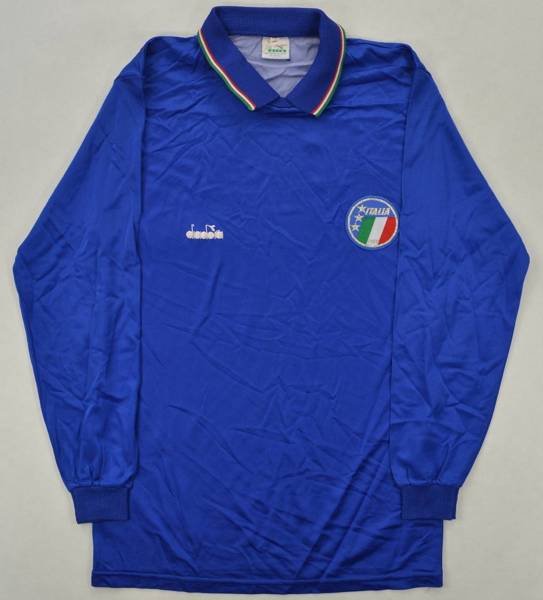 1986-88 ITALY LONGSLEEVE SHIRT M