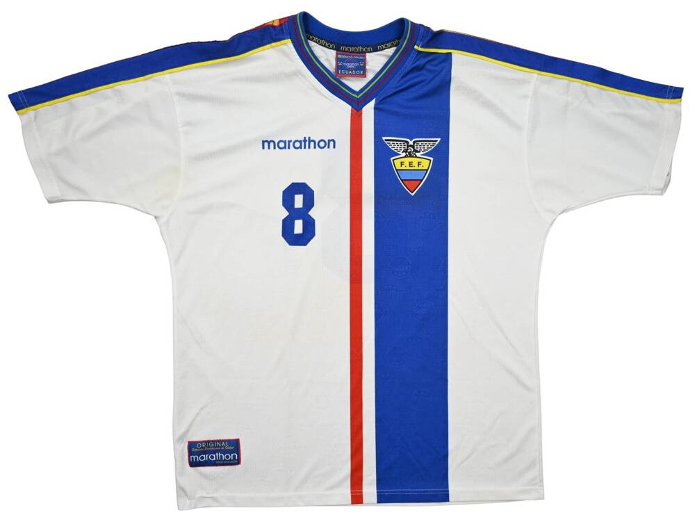1998-01 ECUADOR #8 SHIRT XL