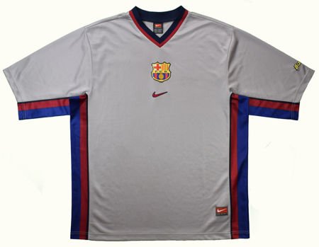 1998-01 FC BARCELONA SHIRT XL