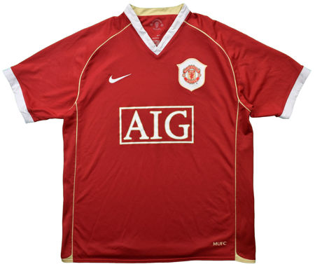 2006-07 MANCHESTER UNITED SHIRT SIZE 6/7 YEARS