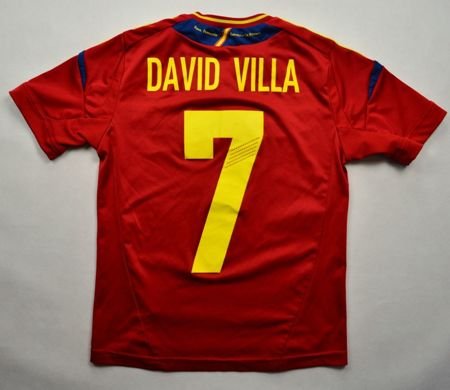 2011-12 SPAIN *DAVID VILLA* SHIRT S. BOYS 140 CM