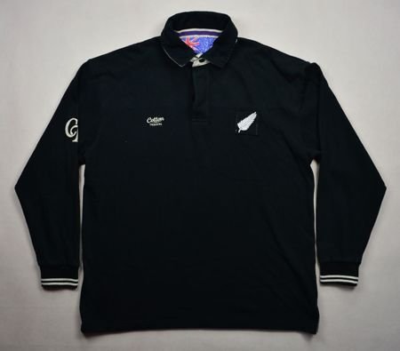 NEW ZEALAND RUGBY COTTON TRADERS SHIRT L