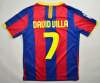 2010-11 FC BARCELONA  *DAVID VILLA*  SHIRT M. BOYS 140-150 CM