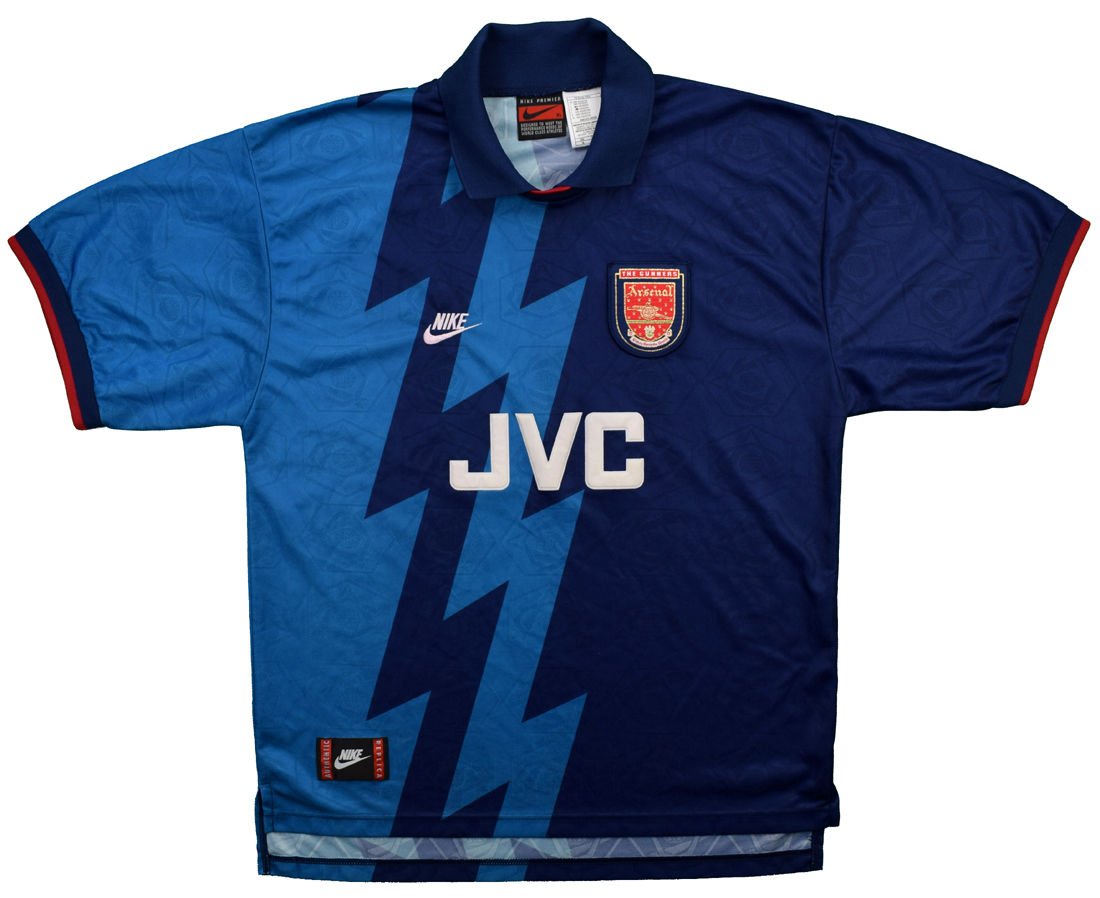 blue jvc arsenal shirt