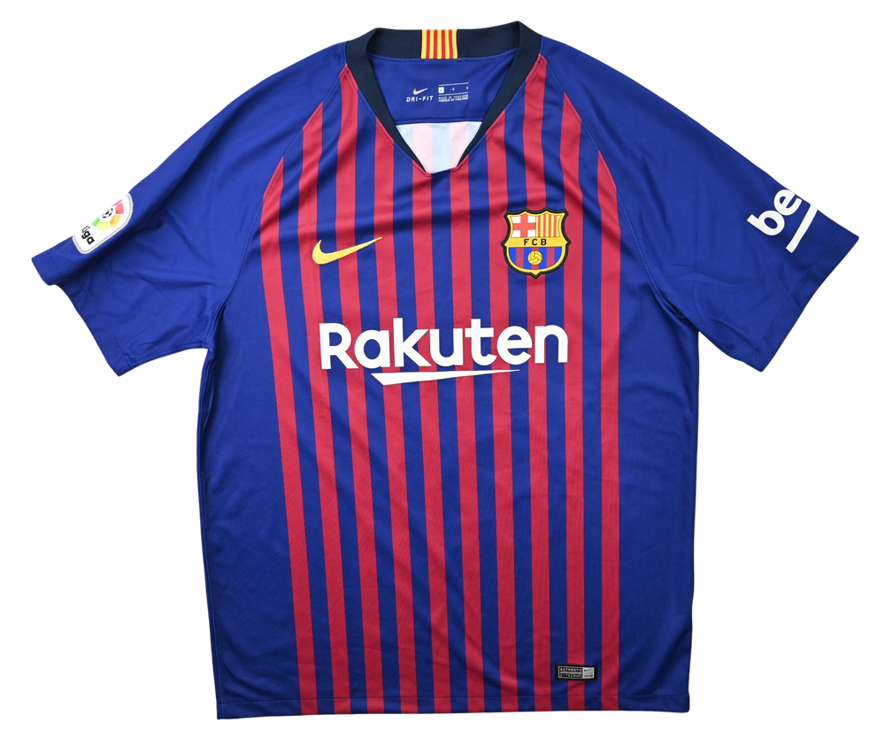 2018-19 FC BARCELONA *MESSI* SHIRT L Football / Soccer \ European Clubs ...