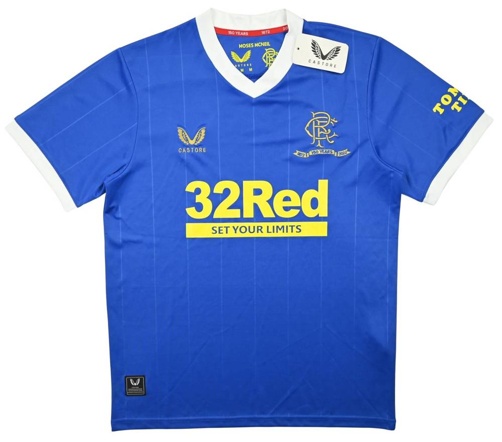 2021-22 GLASGOW RANGERS SHIRT M Football / Soccer \ Other UK Clubs ...