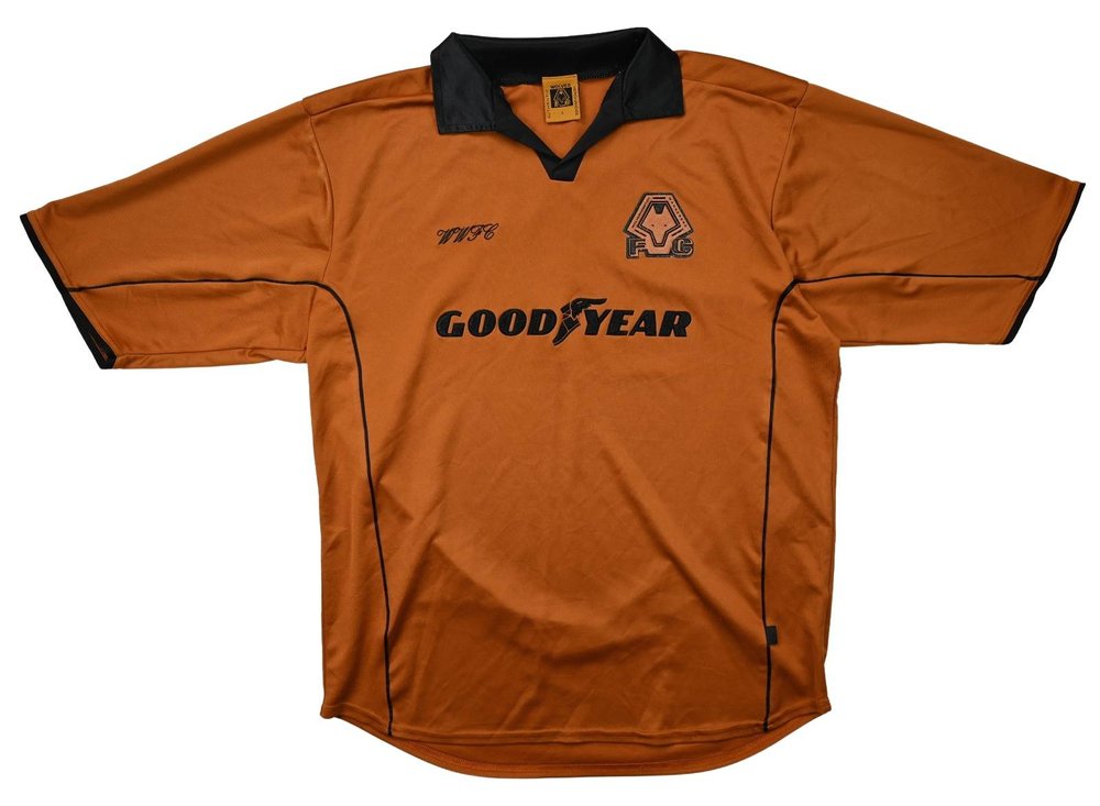 2000 02 Wolverhampton Wanderers Shirt L Football Soccer Premier League Wolverhampton