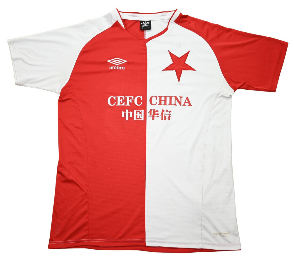 201617 SLAVIA PRAGUE SHIRT XXL Football / Soccer \ European Clubs