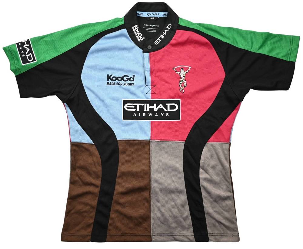 HARLEQUINS RUGBY SHIRT L Rugby \ Rugby Union \ Harlequins | Classic ...