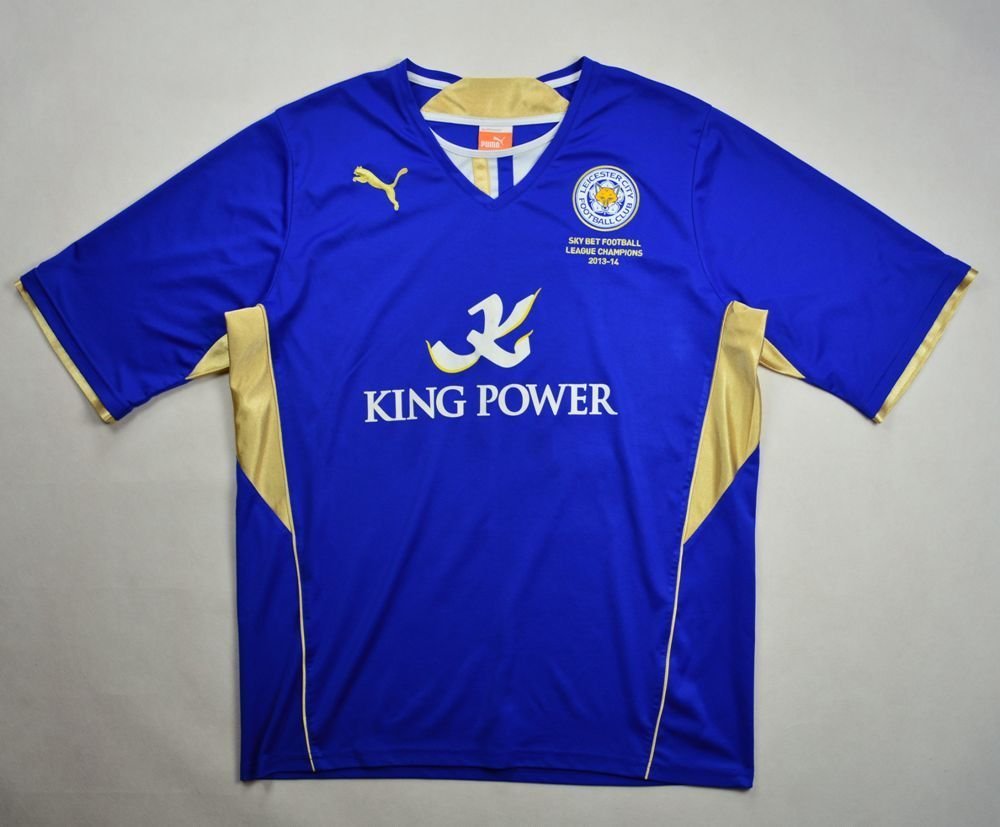 2013-14 LEICESTER CITY SHIRT XL Football / Soccer \ Championship ...