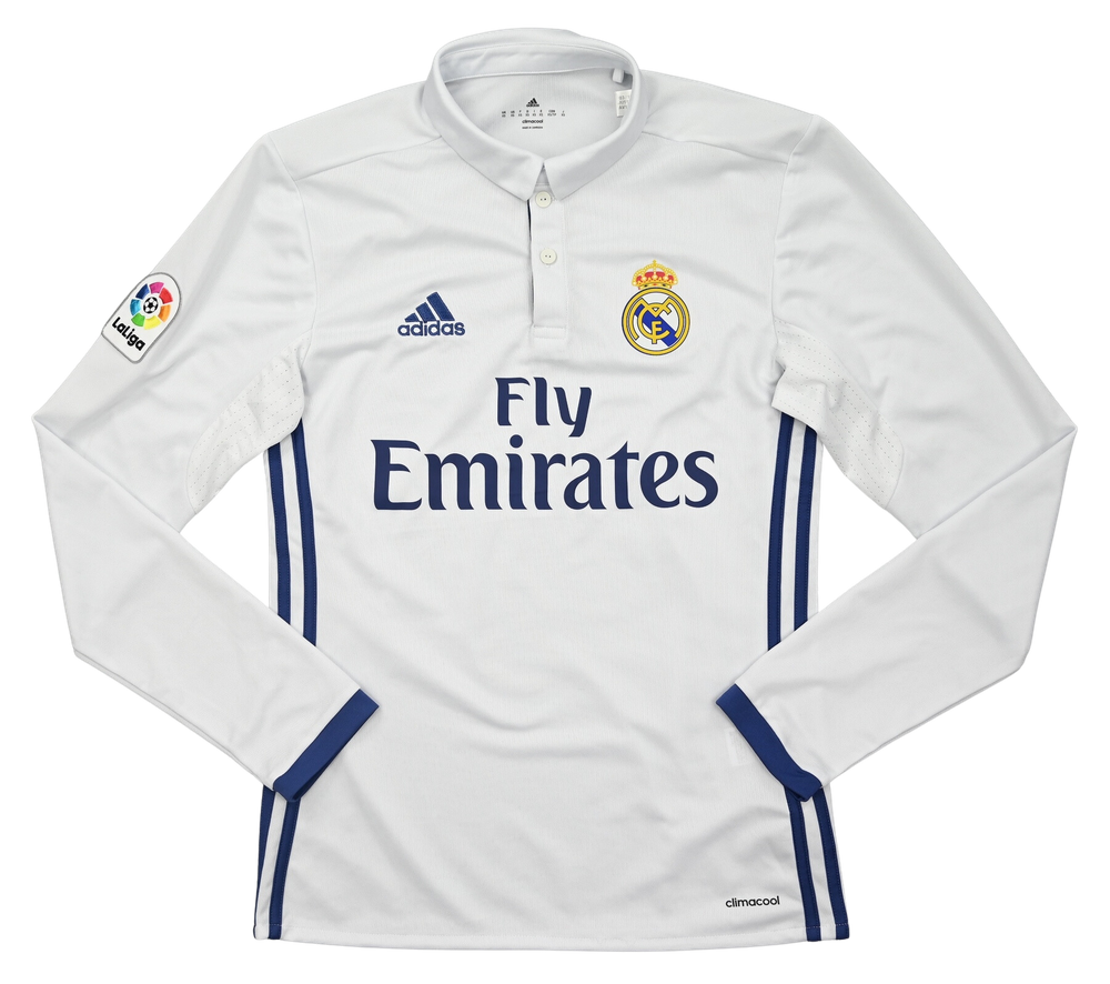 2016 17 Real Madrid Shirt Longsleeve Xs Football Soccer European