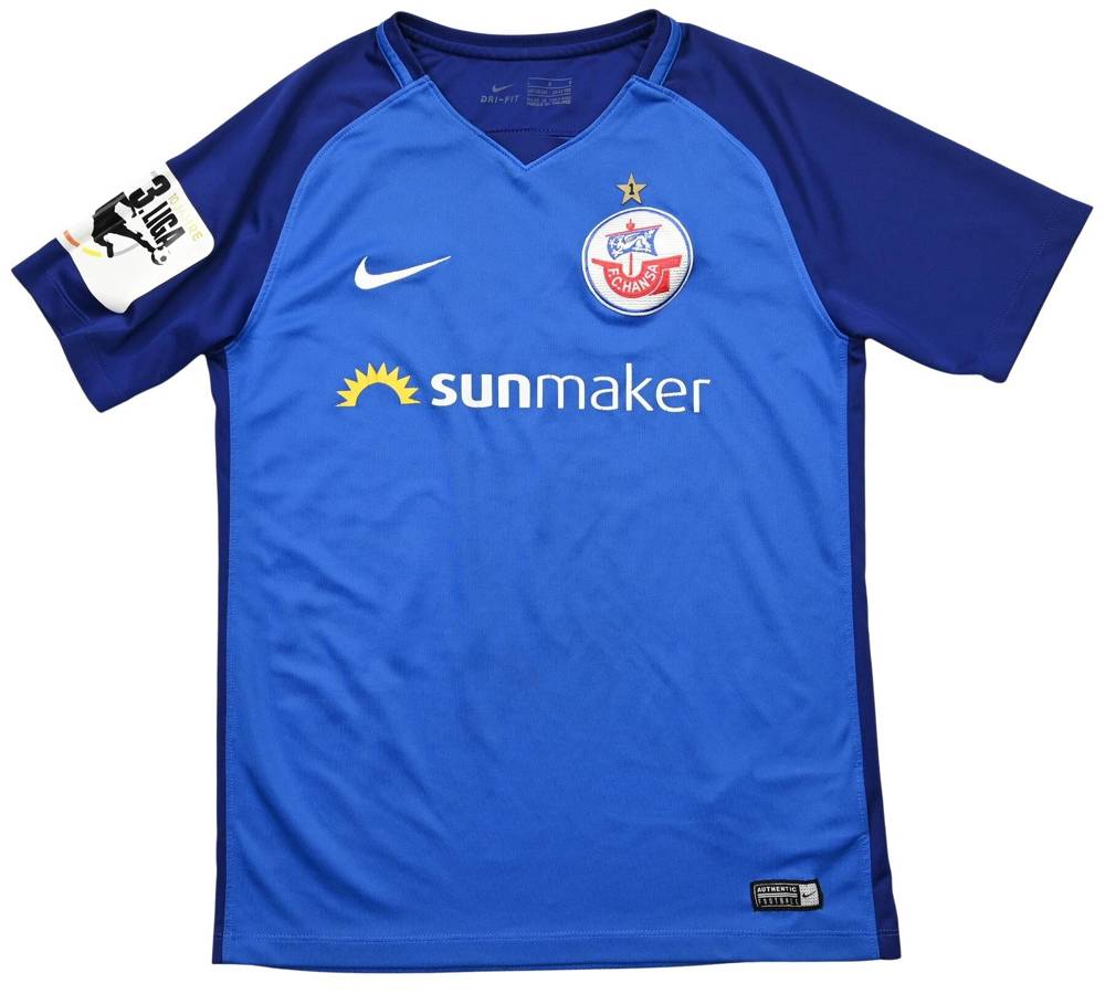 2017-18 HANSA ROSTOCK SHIRT L. BOYS Football / Soccer \ German Clubs ...