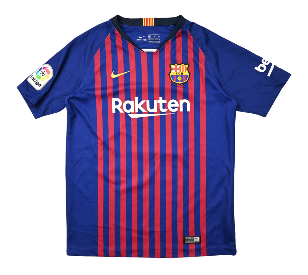 2018-19 Fc Barcelona *messi* Shirt M. Boys Football   Soccer \ European 