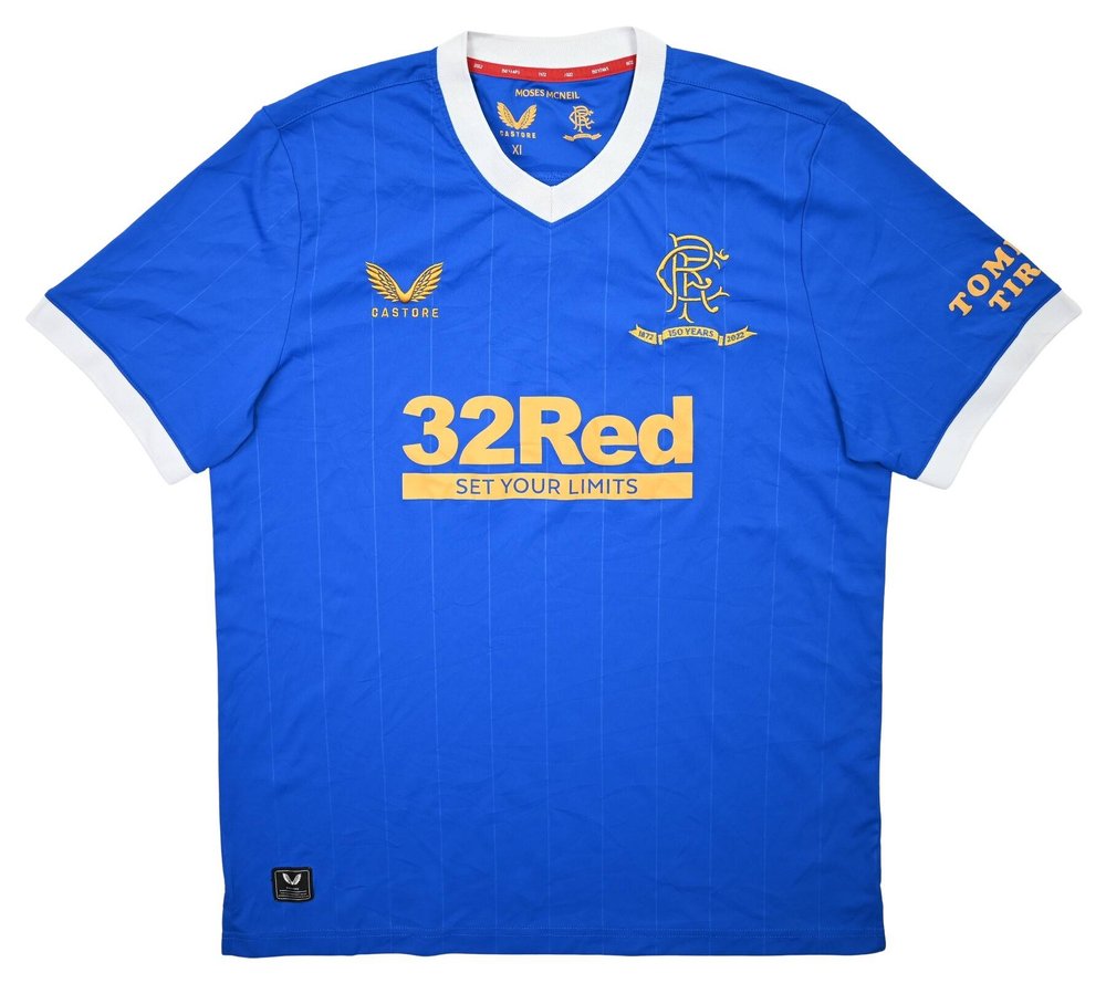 2021-22 GLASGOW RANGERS SHIRT M Football / Soccer \ Other UK Clubs ...