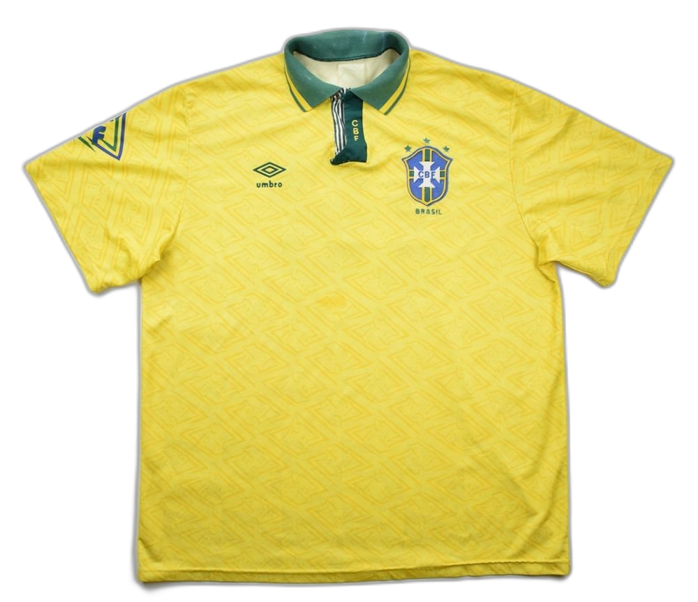 Classic Football Shirts on X: Brazil 1991 Jacket by Umbro 🇧🇷 An