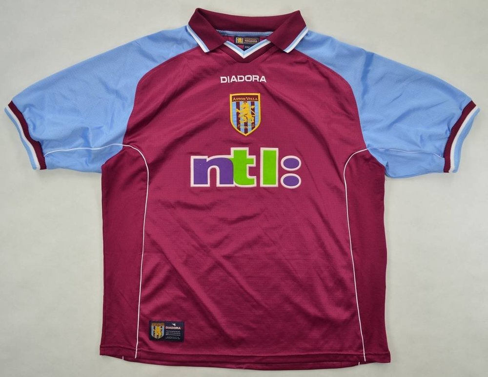 2000-01 ASTON VILLA SHIRT M Football / Soccer \ Premier League \ Aston ...