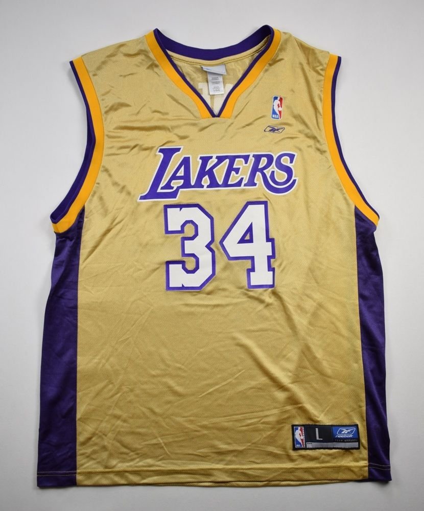 LOS ANGELES LAKERS NBA *O'NEAL* REEBOK SHIRT L Other Shirts ...