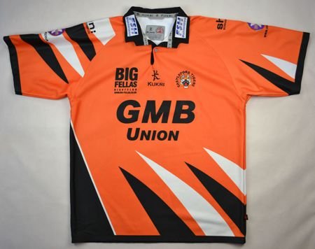 XBLADES CASTLEFORD TIGERS 2015 RUGBY LEAGUE HOME SHIRT JERSEY CAMISETA SIZE  S