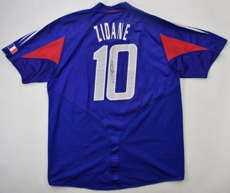 2004-06 FRANCE *ZIDANE* SHIRT XL Football / Soccer \ International ...