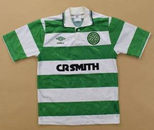 Umbro 2000-02 Celtic Glasgow Shirt S. Boys Kids