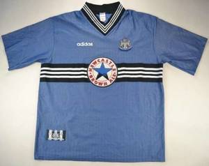 Score Draw Newcastle United 1995 Away Retro Football Shirt