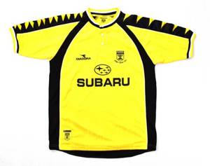 Football shirt soccer FC Hull City Tigers Away 2004/2005 Diadora Jersey  Blue XL