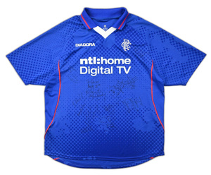 2001-02 Glasgow Rangers home jersey - XL