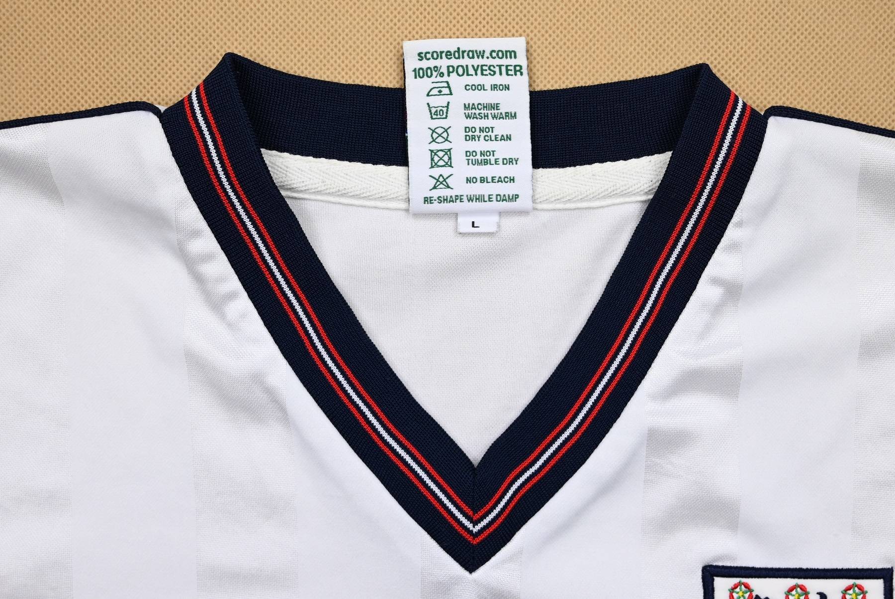 England Home Shirt (1984-87)  England football shirt, Vintage football  shirts, Classic football shirts