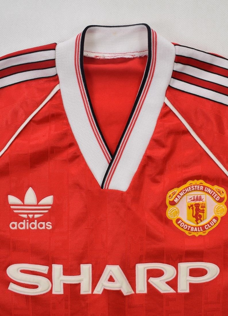 1988-90 Manchester United Home Shirt (Very Good) S