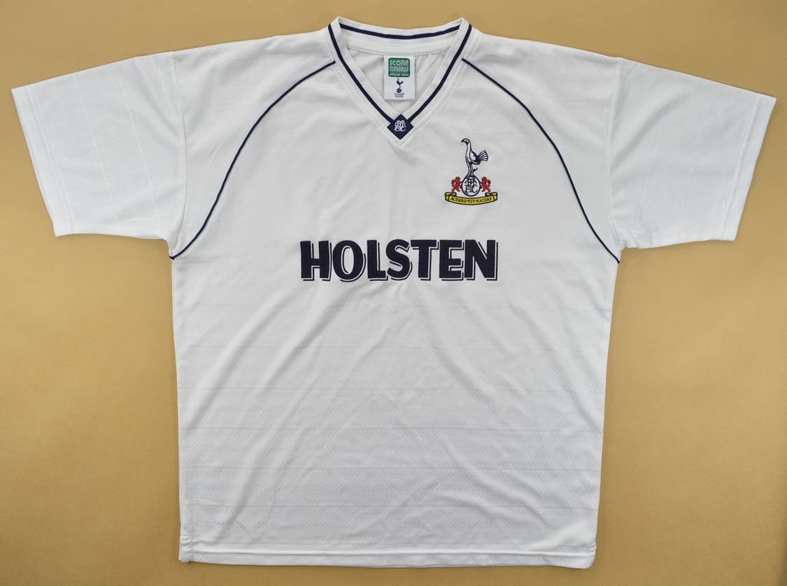Tottenham Hotspur Home football shirt 1989 - 1991. Sponsored by Holsten
