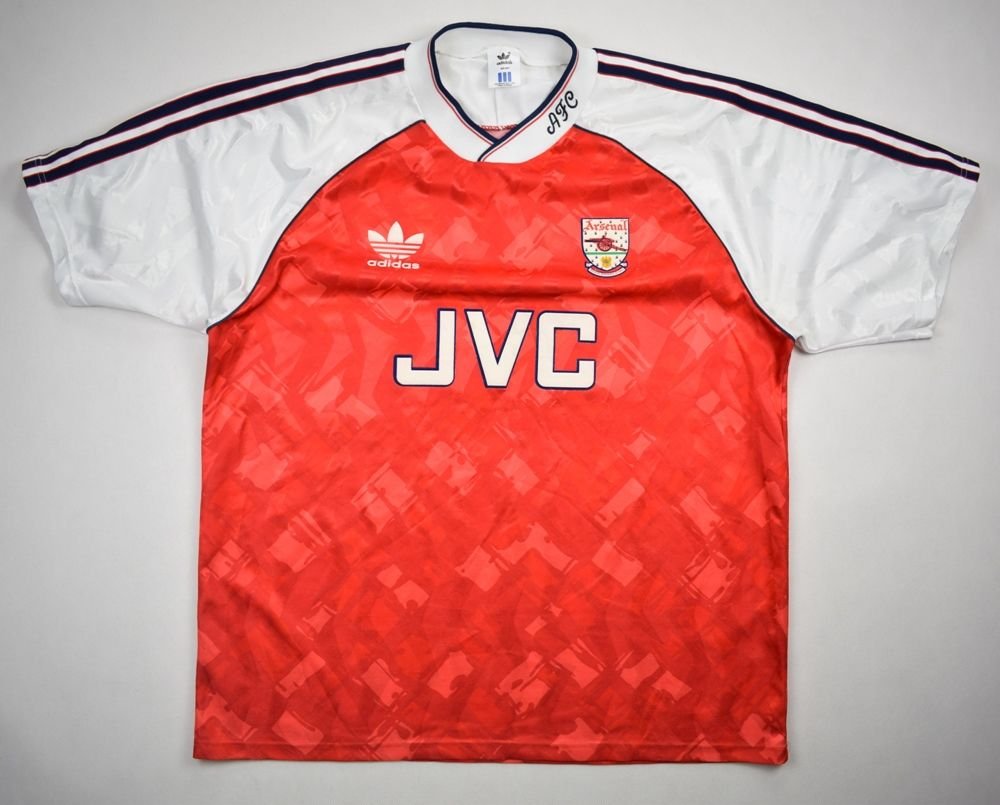 1990-92 ARSENAL LONDON SHIRT L Football / Soccer \ Premier League ...