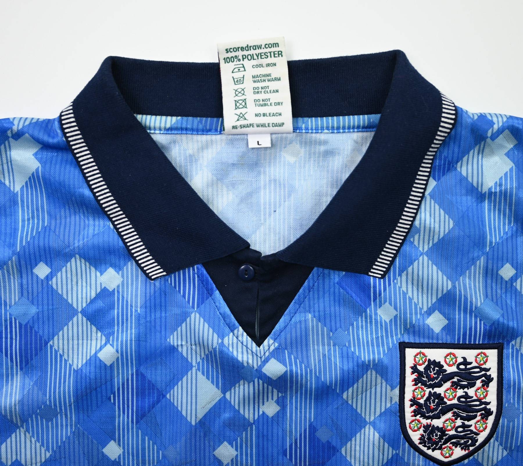 1990-93 ENGLAND SHIRT L Football / Soccer \ International Teams