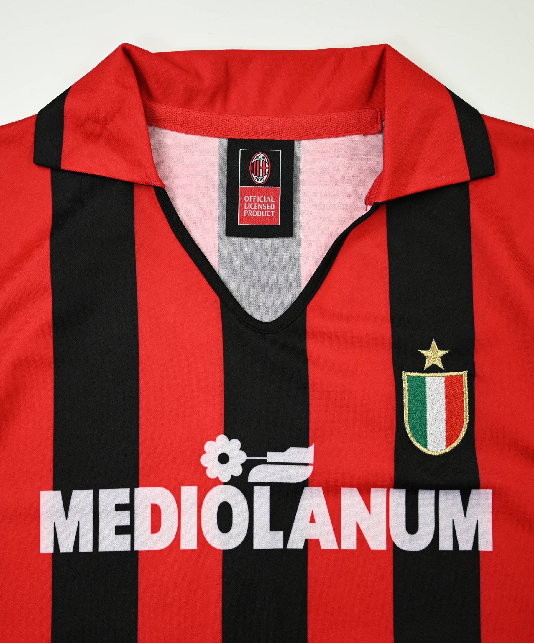 1992-93 AC MILAN OFFICIAL REPLICA SHIRT S Football / Soccer \ European ...