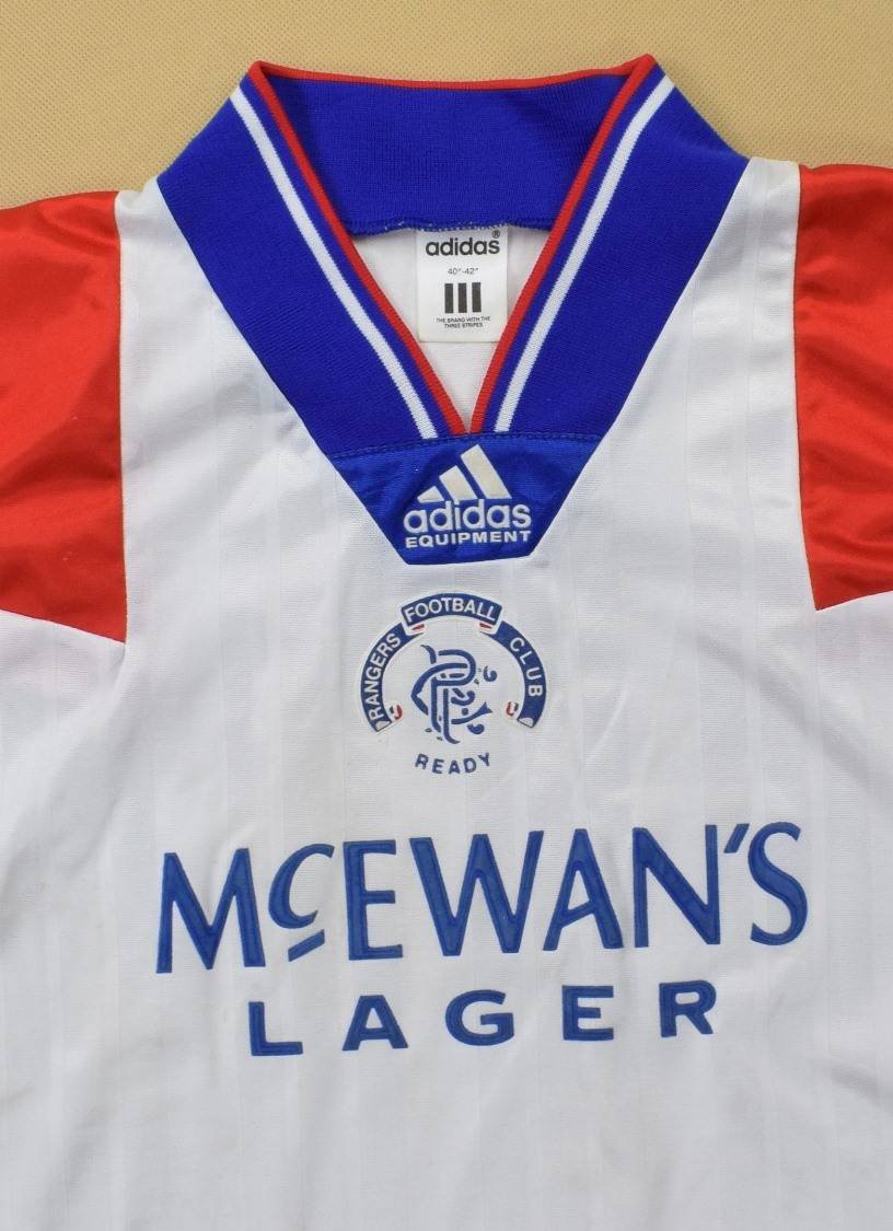 Glasgow Rangers 1992/1993 Away Shirt - Small Adult - Original 1992