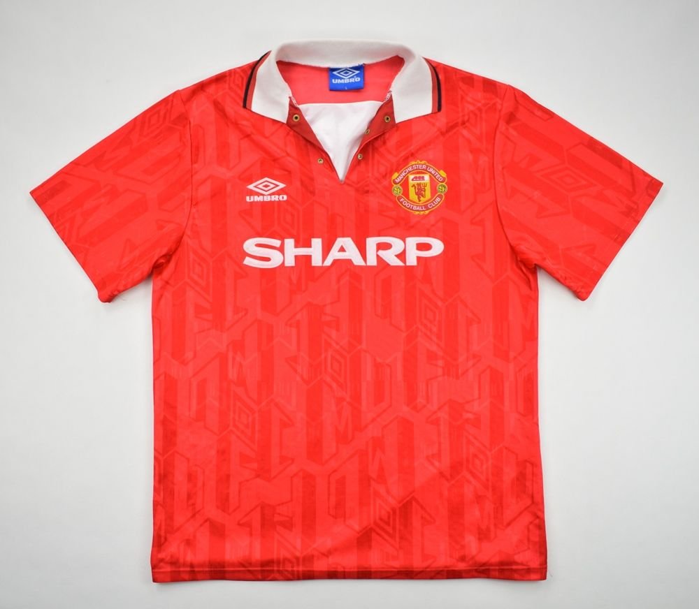 1992-94 MANCHESTER UNITED SHIRT L Football / Soccer \ Premier League ...