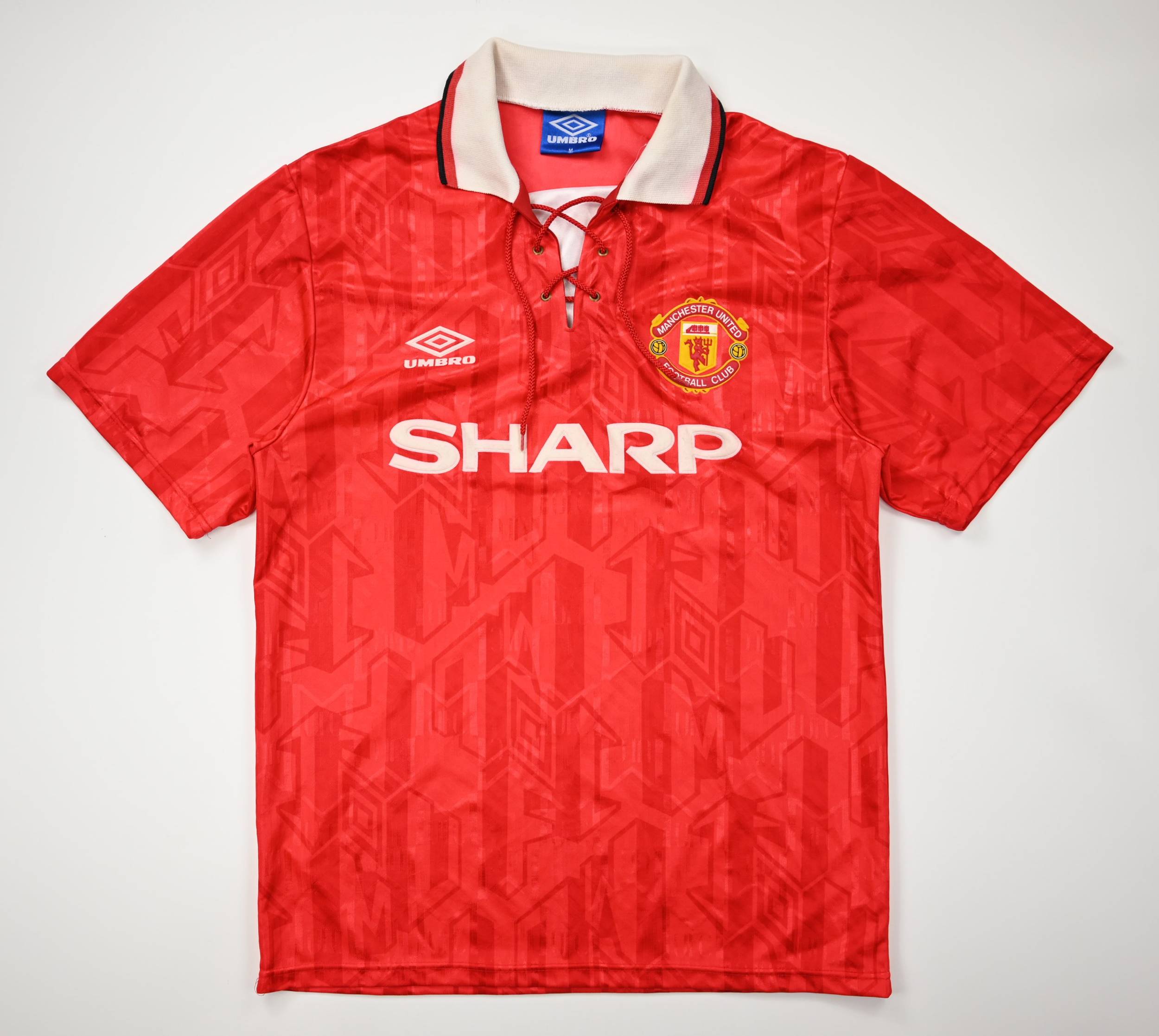 1992-94 MANCHESTER UNITED SHIRT M Football / Soccer \ Premier League ...