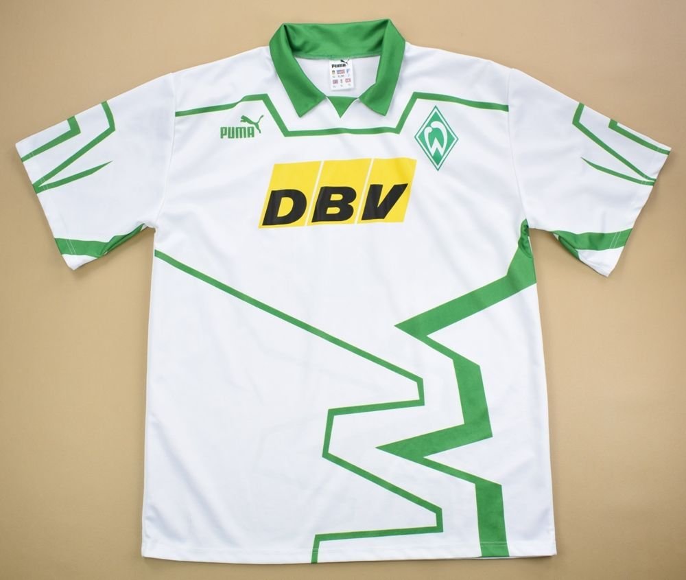 1993-94 WERDER BREMEN MATCH ISSUE SHIRT XL Football / Soccer \ European ...