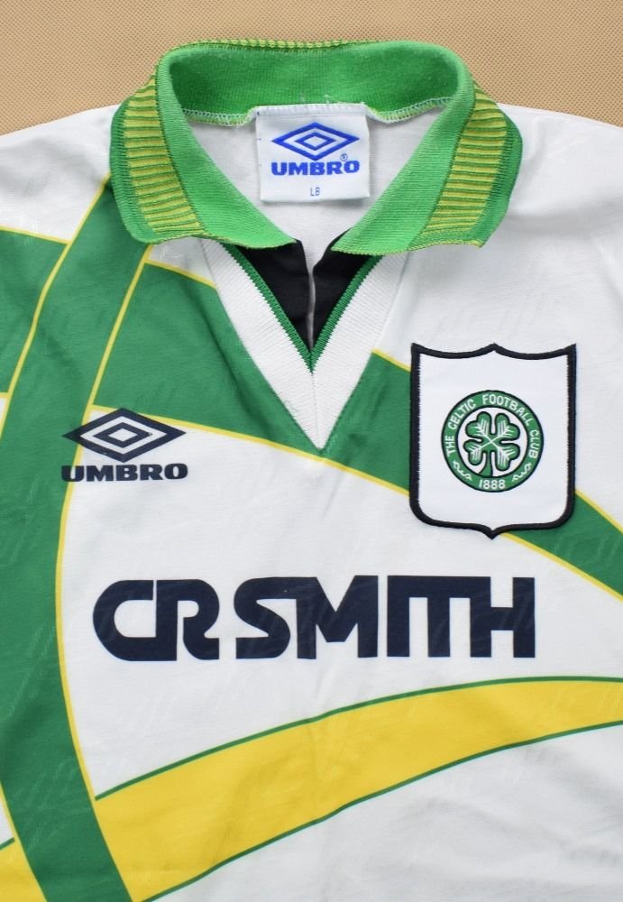 1994-95 CELTIC GLASGOW SHIRT L. BOYS Football / Soccer \ Other UK Clubs \  Scottish Clubs \ Celtic Glasgow