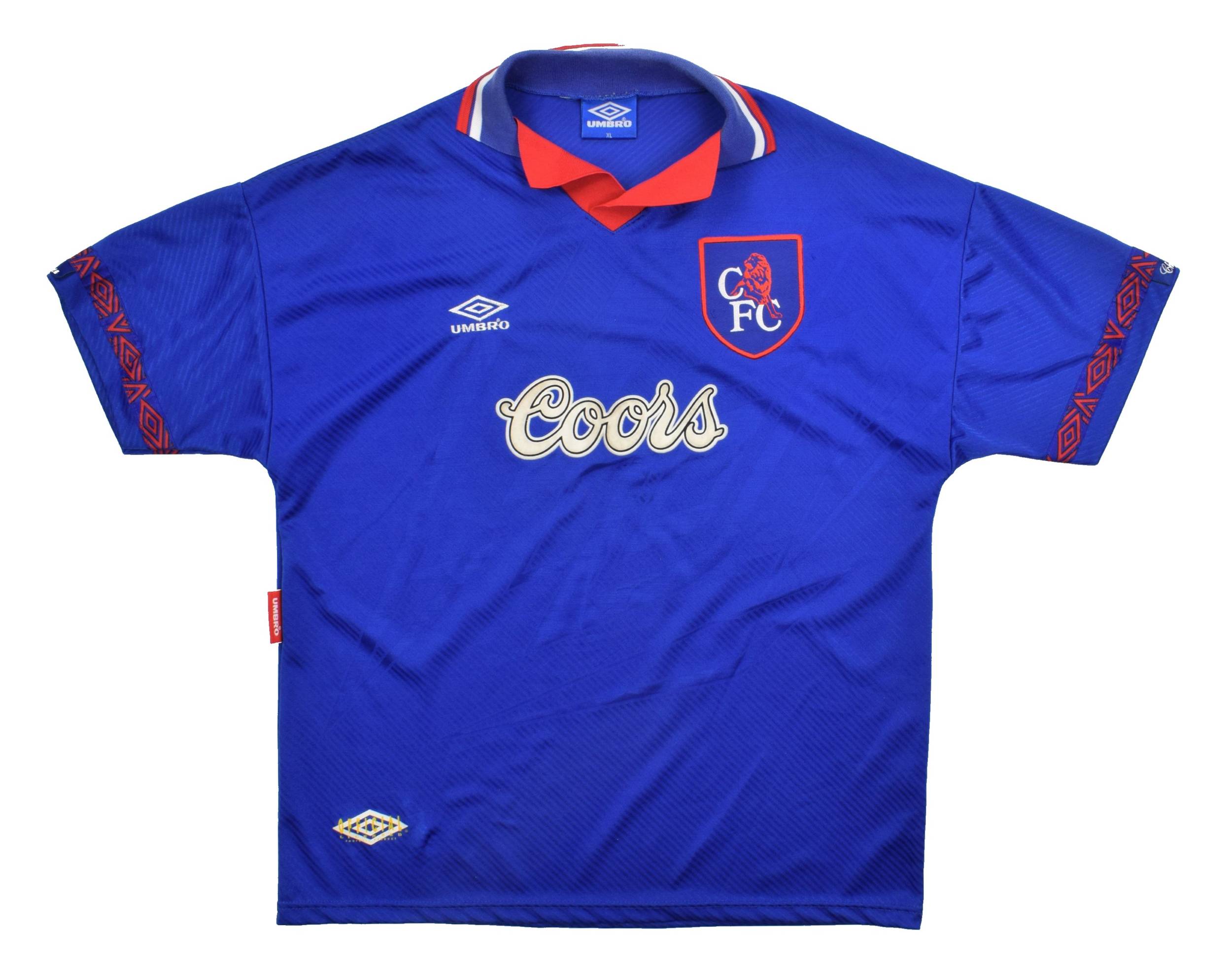 Vintage Shirt Chelsea FC 1994/95 LB Kids Home Umbro Coors 