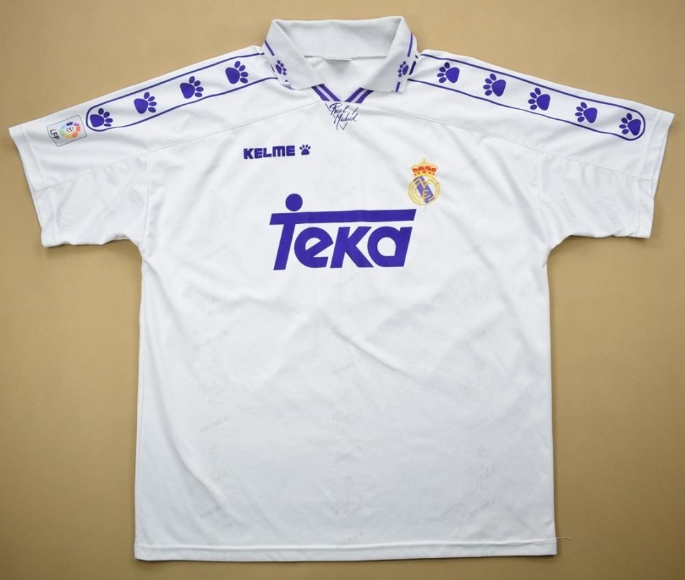 1994-96 REAL MADRID *DEL KAHR* SHIRT XL 
