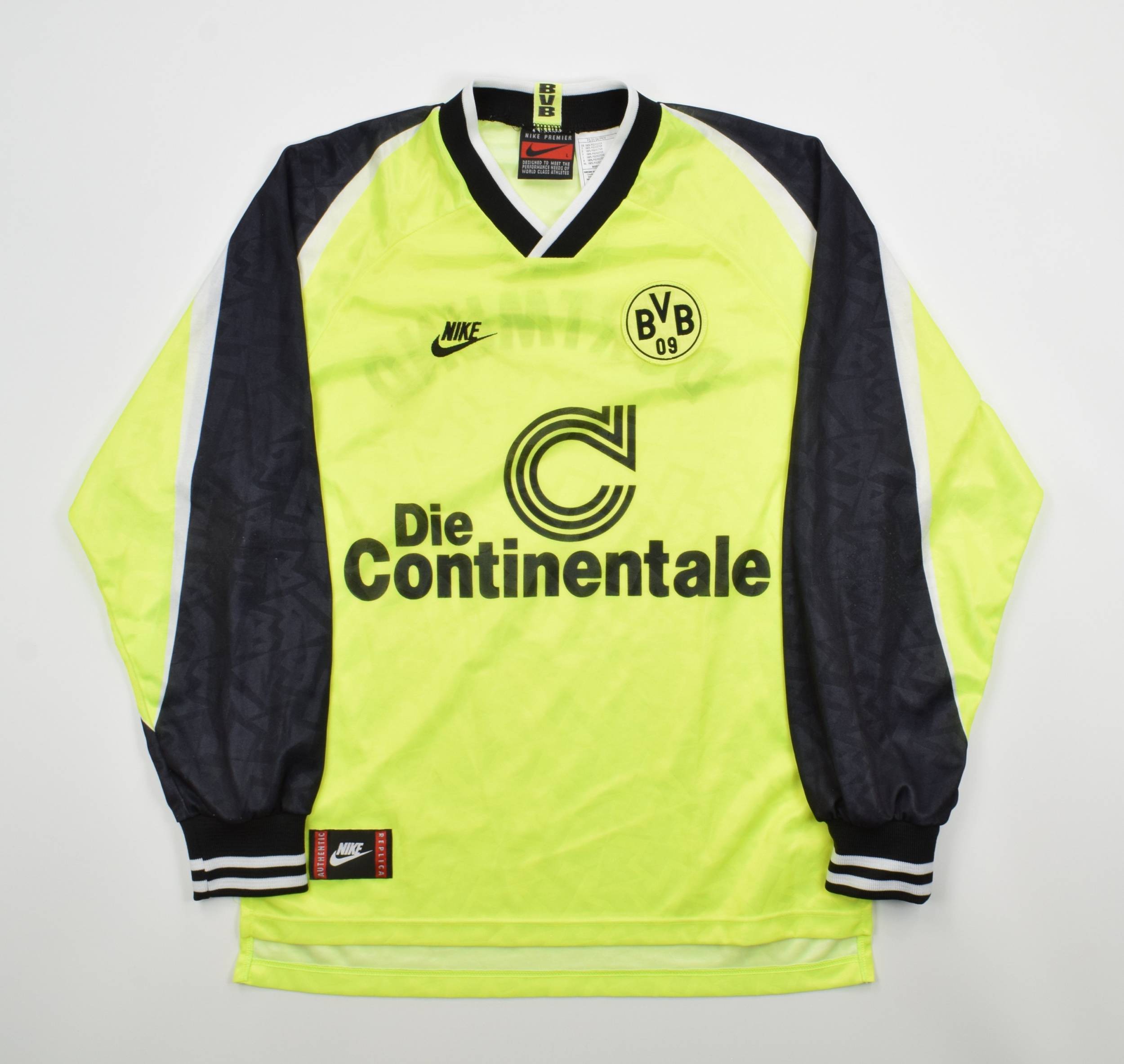 Retro Borussia Dortmund Home Jersey 1995/96 By Nike