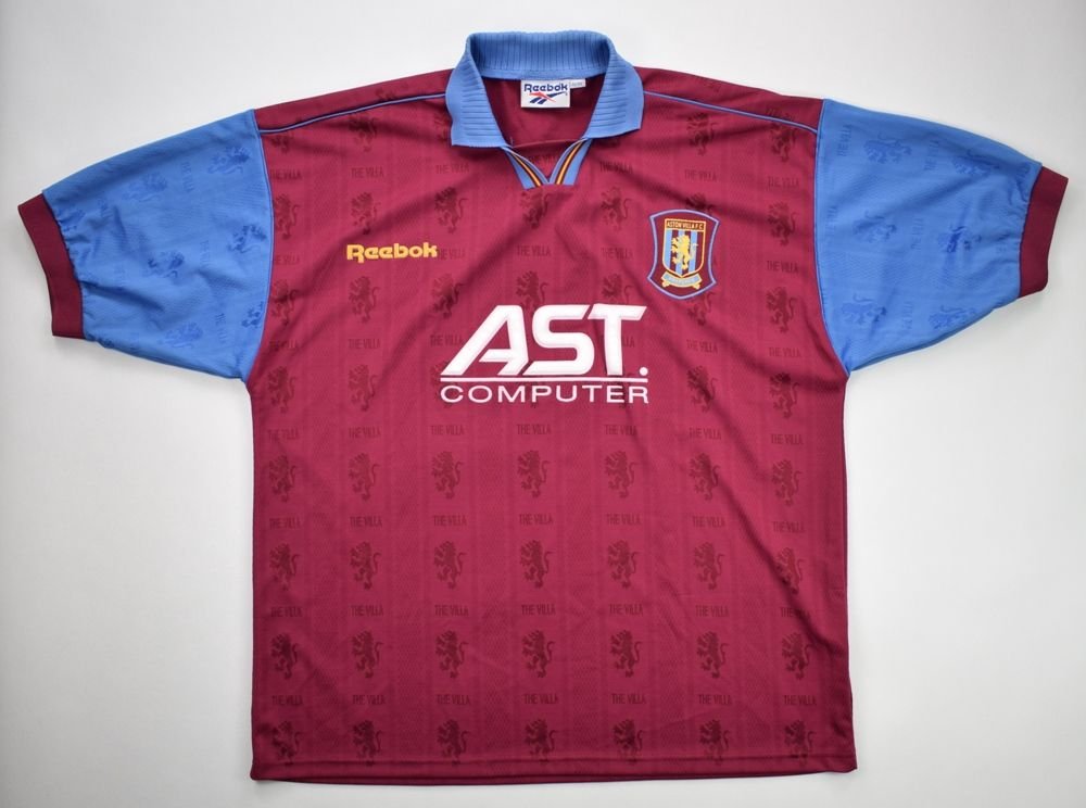 1995-97 ASTON VILLA SHIRT XL Football / Soccer \ Premier League \ Aston ...